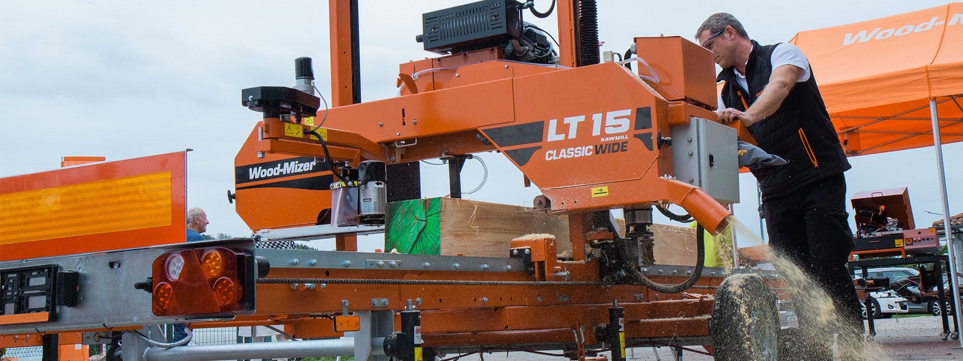 Wood-Mizer lisab LT15CLASSICu mobiilsele saeraamile WIDE-funktsiooni