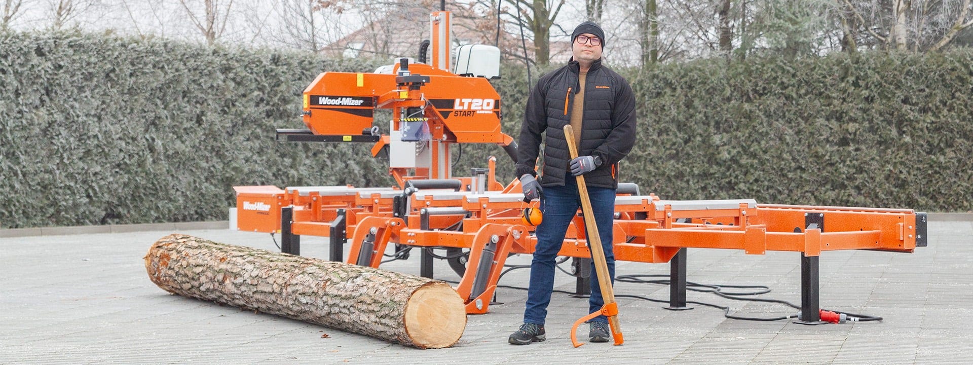 Täielik hüdraulika, suurem funktsionaalsus ja rahulolu tööst – tutvuge uue saeraamiga Wood-Mizer LT20START