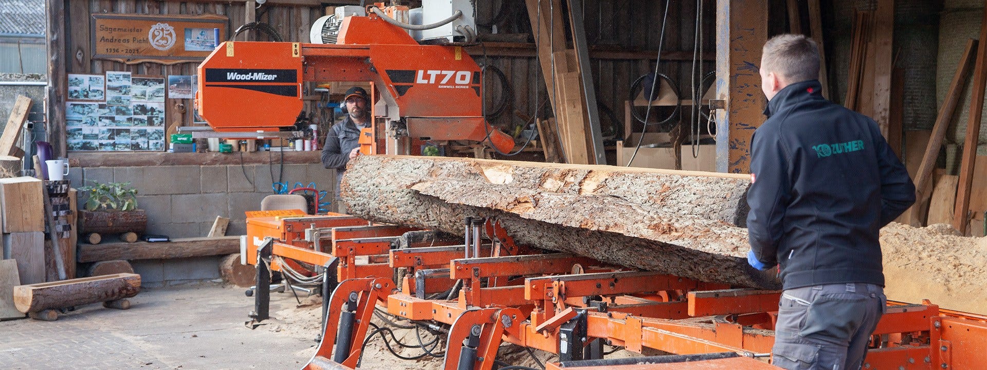 Farm Saksamaal muutis saeraamiga Wood-Mizer LT70 oma tegevuse mitmekesisemaks ja suurendas tulusid