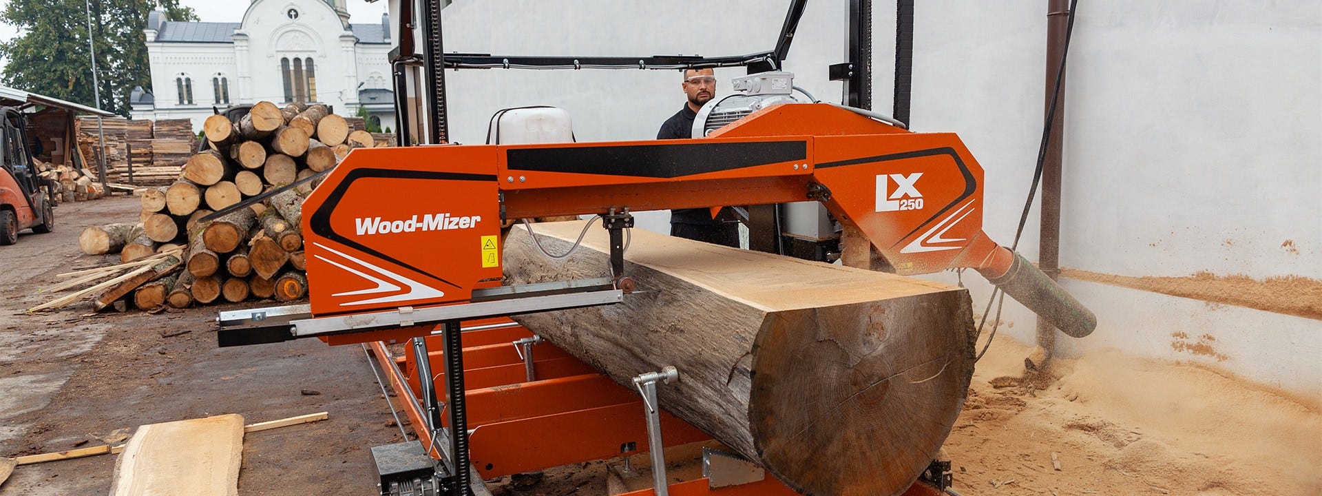 Saeraam Wood-Mizer LX250 annab Poola saeveskile konkurentsieelise
